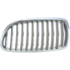 550I 11-16 GRILLE LH, Chrome Shell and Insert, w/o Night Vision, Sedan