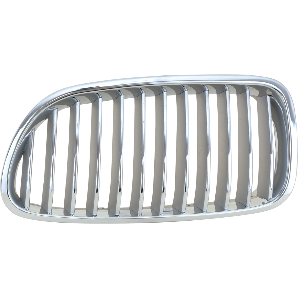 550I 11-16 GRILLE LH, Chrome Shell and Insert, w/o Night Vision, Sedan