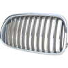 Grille Left Driver Side Chrome Shell and Insert For 2011-2016 BMW 550I Sedan Without Night Vision Replacement RB07010032