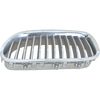 Grille Left Driver Side Chrome Shell and Insert For 2011-2016 BMW 550I Sedan Without Night Vision Replacement RB07010032