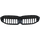 330I 19-21 GRILLE, Gloss Black Shell and Insert, Sport Line, w/ Shadow Line, w/ Camera Hole, Sedan