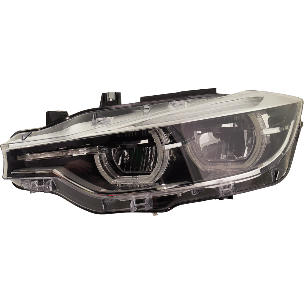 3-SERIES 16-19 HEAD LAMP LH, Assembly, LED, w/o Adaptive Headlights, Standard, Luxury Line Model, (Sedan 16-18)/Wagon