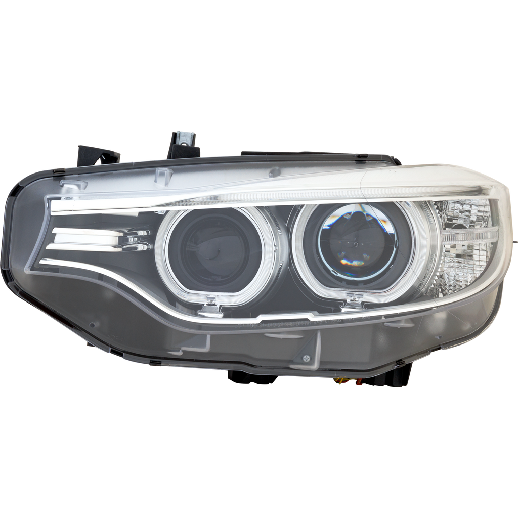 4-SERIES 14-20 HEAD LAMP LH, Lens and Housing, HID/Xenon, w/o HID Kit, w/ Adaptive Headlight, Convertible/Coupe/Sedan