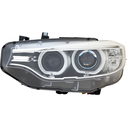 4-SERIES 14-20 HEAD LAMP LH, Lens and Housing, HID/Xenon, w/o HID Kit, w/ Adaptive Headlight, Convertible/Coupe/Sedan