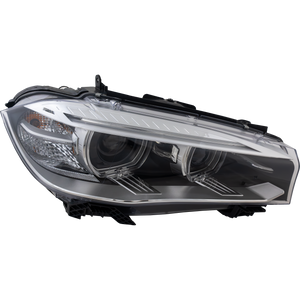 X5 14-18/X6 15-19 HEAD LAMP RH, Lens and Housing, HID, w/o HID Kit, w/ Adaptive Frontlighting System