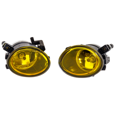 3-SERIES 01-05/M5 01-03 FOG LAMP RH AND LH, Assembly, Halogen, Yellow Lens