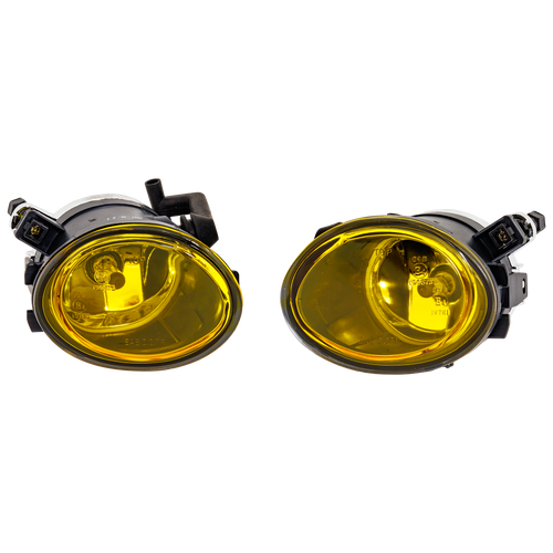 3-SERIES 01-05/M5 01-03 FOG LAMP RH AND LH, Assembly, Halogen, Yellow Lens