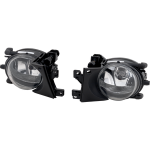 5-SERIES 01-03 FOG LAMP RH AND LH, Assembly, Halogen, Clear Lens