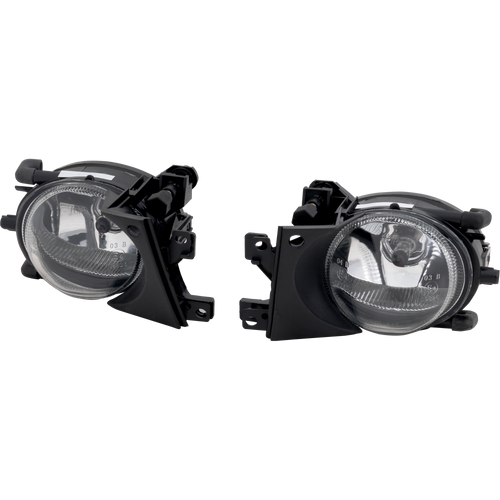 5-SERIES 01-03 FOG LAMP RH AND LH, Assembly, Halogen, Clear Lens
