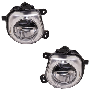 X5 14-18/X6 15-19 FOG LAMP RH AND LH, Assembly, LED, Clear Lens