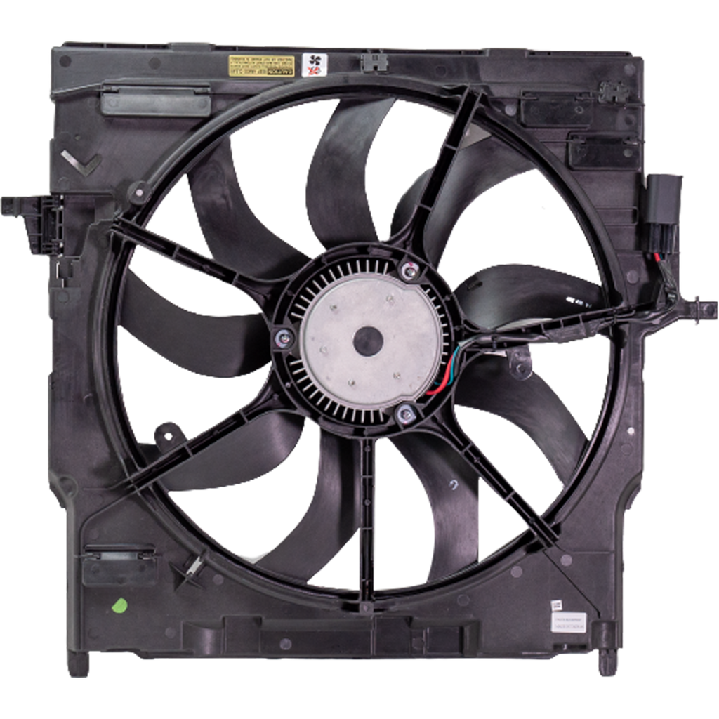 X5 14-19/X6 15-19 RADIATOR FAN ASSEMBLY, Single Fan, X5-Gas/Diesel, 3.0L Turbo Eng.