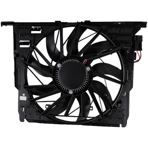 5-SERIES 11-16/7-SERIES 11-15 RADIATOR FAN ASSEMBLY, Single Fan, 3.0L Eng.
