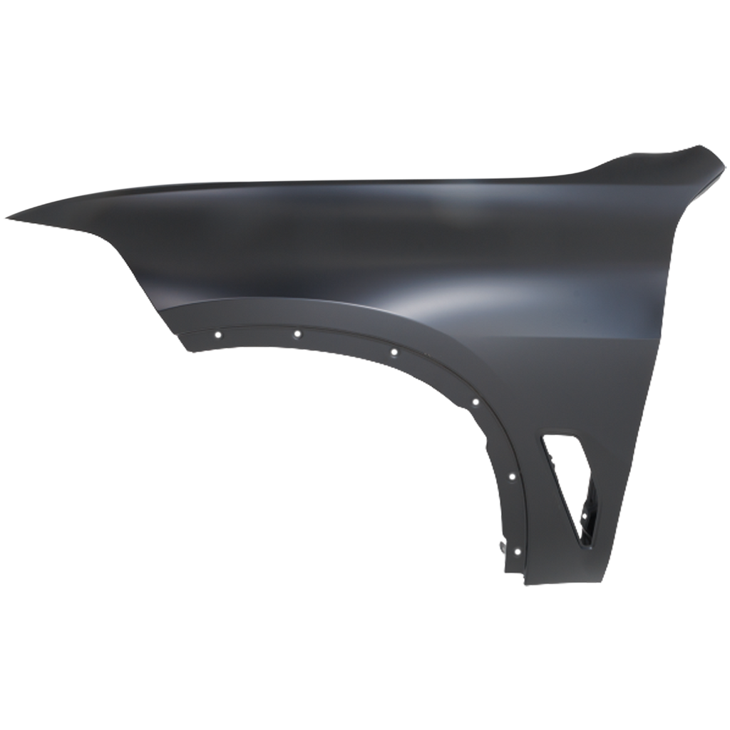 X5 19-23 FRONT FENDER RH, Black, Steel