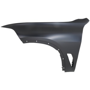 X5 19-23 FRONT FENDER RH, Black, Steel