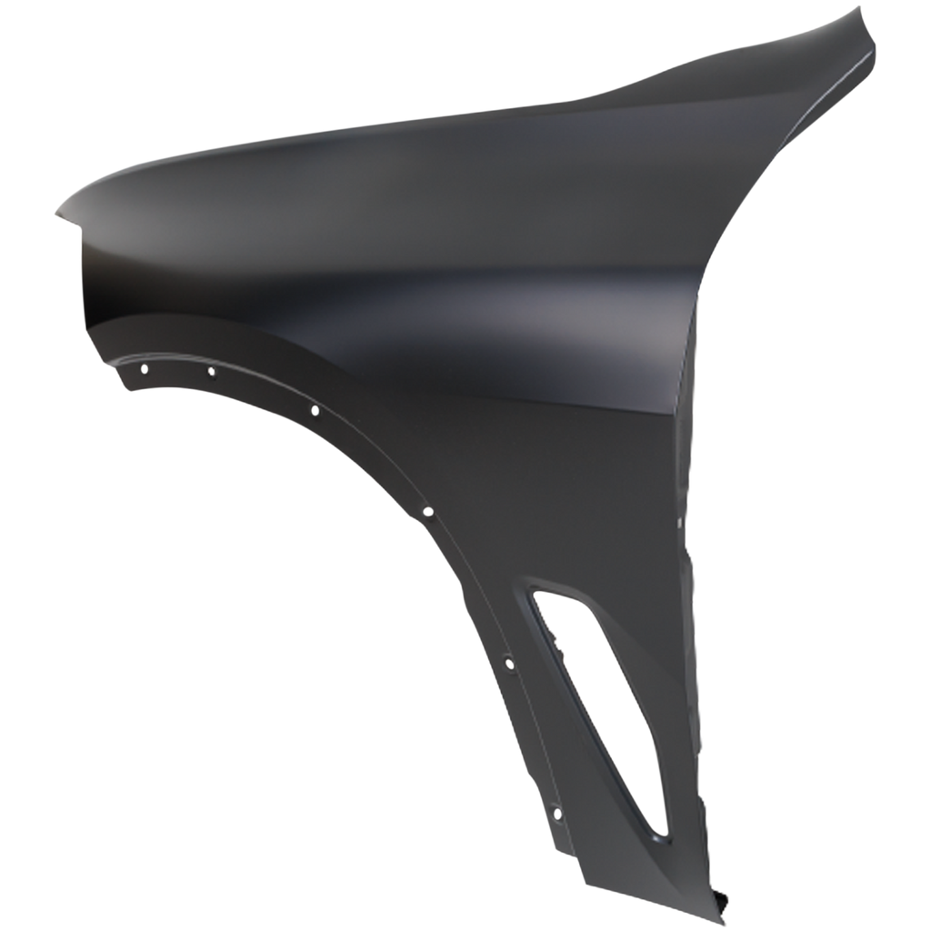 X5 19-23 FRONT FENDER RH, Black, Steel