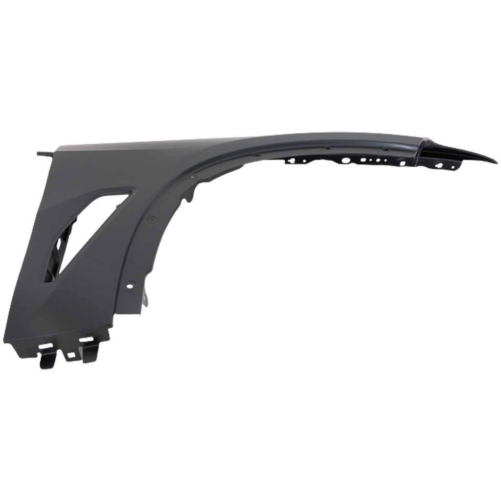 X5 19-23 FRONT FENDER RH, Black, Steel