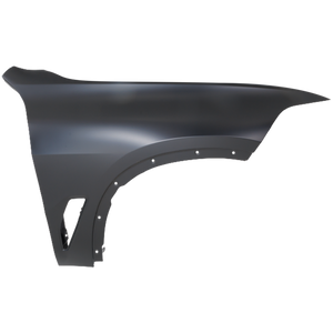 X5 19-23 FRONT FENDER LH, Black, Steel