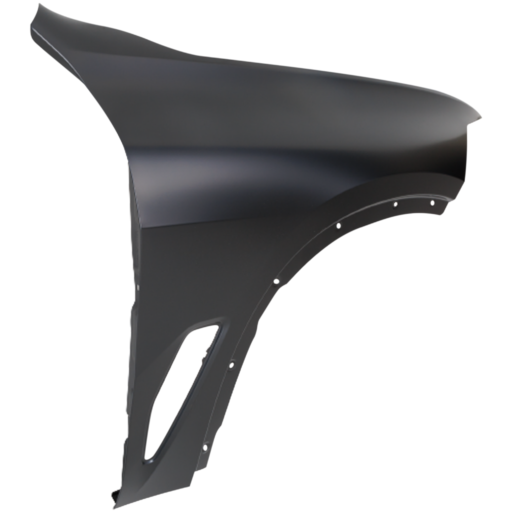 X5 19-23 FRONT FENDER LH, Black, Steel