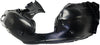 5-SERIES 08-10 FRONT FENDER LINER LH, Front Section, Plastic, Vacuum Form, Sedan