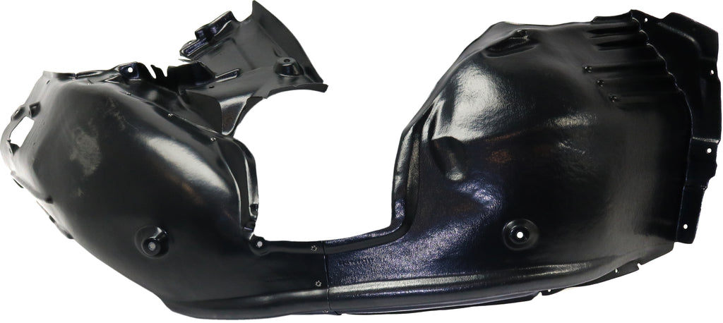 5-SERIES 08-10 FRONT FENDER LINER LH, Front Section, Plastic, Vacuum Form, Sedan