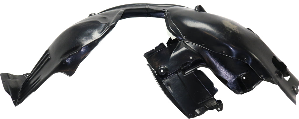 5-SERIES 08-10 FRONT FENDER LINER LH, Front Section, Plastic, Vacuum Form, Sedan