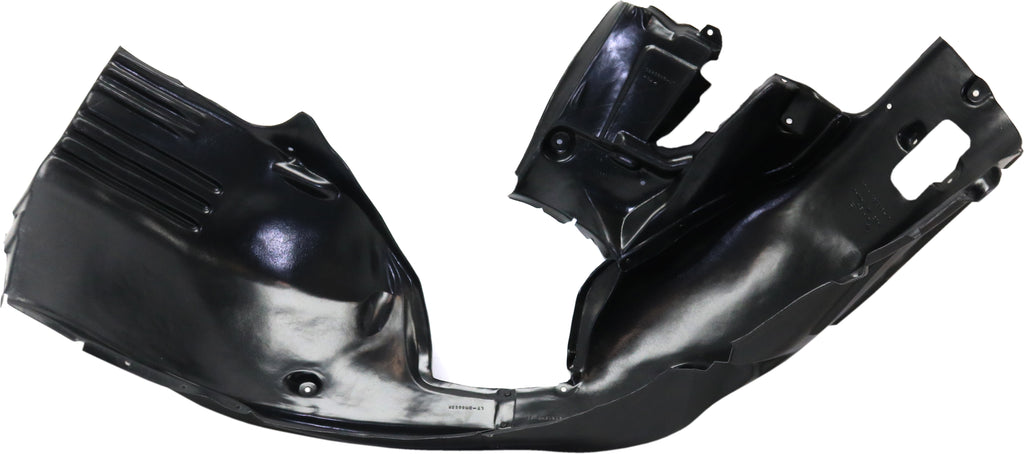 5-SERIES 08-10 FRONT FENDER LINER LH, Front Section, Plastic, Vacuum Form, Sedan
