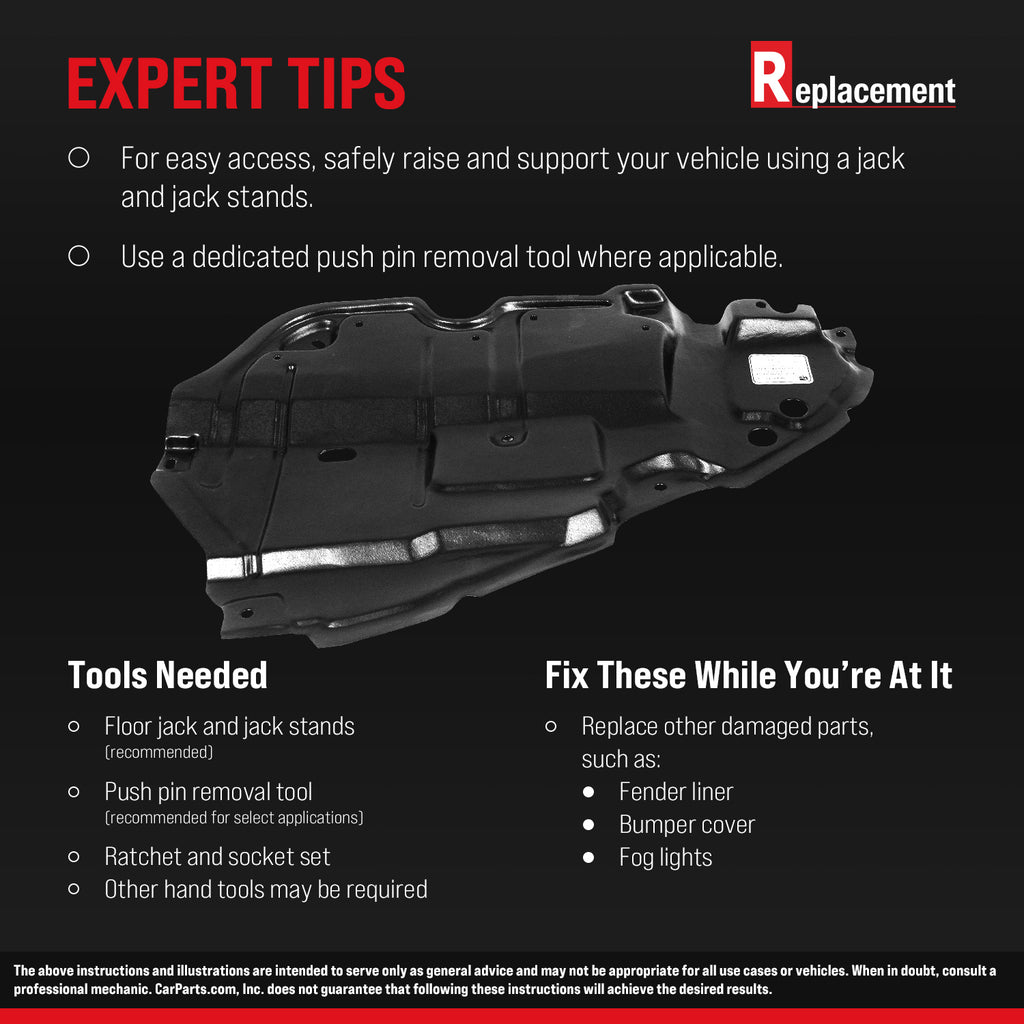 X5 19-23/X6 20-23/X7 19-22 ENGINE SPLASH SHIELD, Under Cover, Front