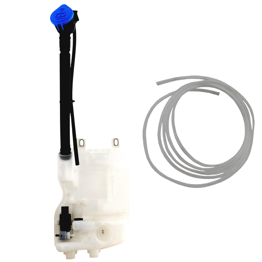 X1 16-22/X2 18-22 WASHER RESERVOIR, Assembly, w/ Pump, Cap and Sensor, w/o Headlight Washer Holes, 44 cm. height