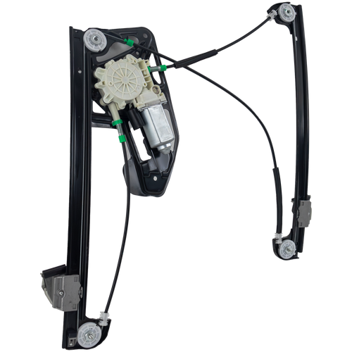 7-SERIES 95-01 FRONT WINDOW REGULATOR LH, Power, w/ Motor, Standard Glass