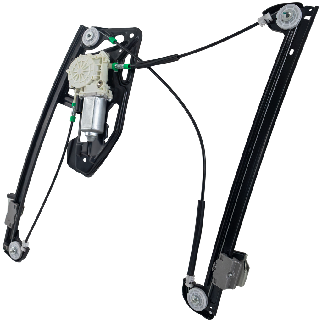 7-SERIES 95-01 FRONT WINDOW REGULATOR LH, Power, w/ Motor, Standard Glass