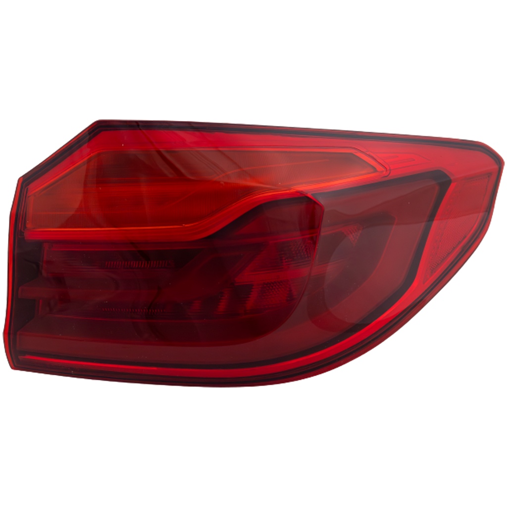 Tail Lamp Right Passenger Side For 2017-2020 BMW 5-Series Outer Assembly LED CAPA Replacement RB73010025Q