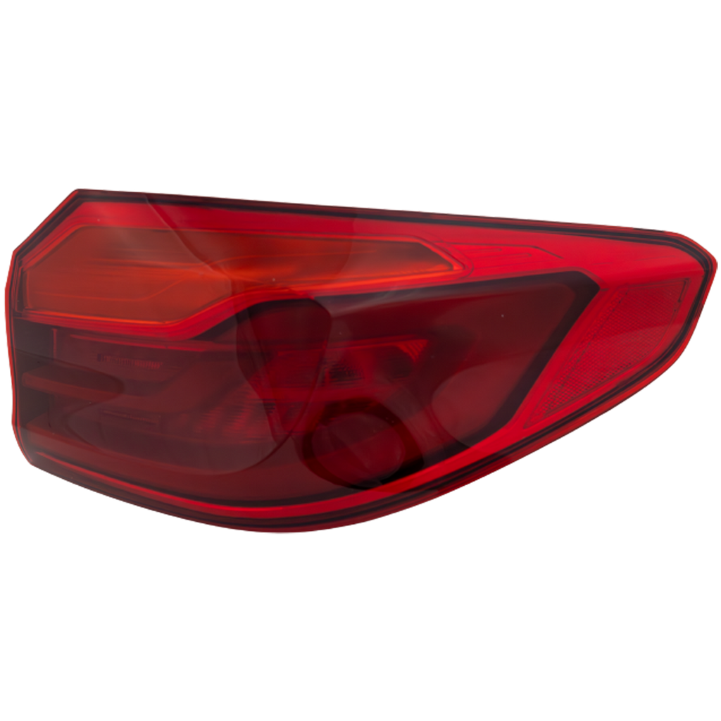 Tail Lamp Right Passenger Side For 2017-2020 BMW 5-Series Outer Assembly LED CAPA Replacement RB73010025Q