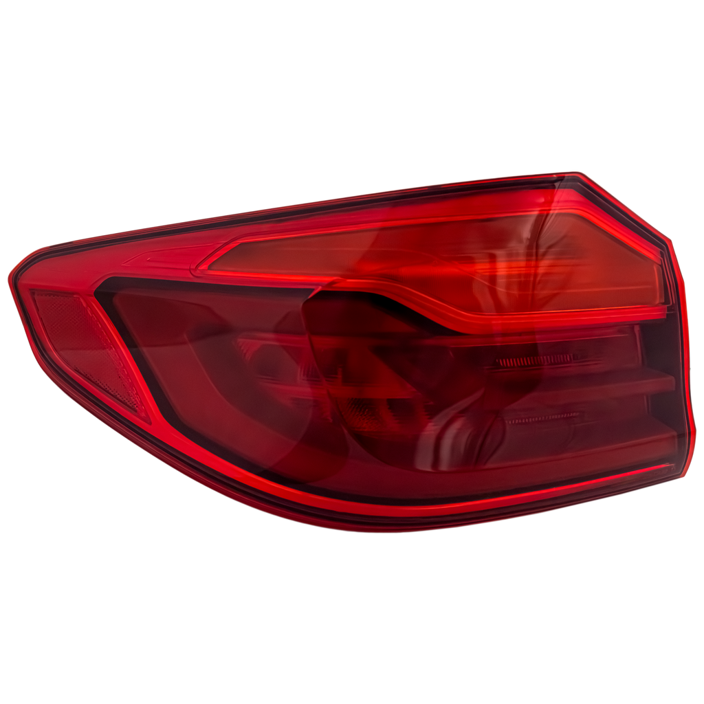 Tail Lamp Left Driver Side For 2017-2020 BMW 5-Series Outer Assembly LED CAPA Replacement RB73010026Q
