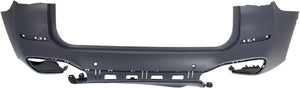 X1 17-22 REAR BUMPER COVER, Primed, w/ M Package, (17-19, w/ Park Distance Control Sensor Holes)