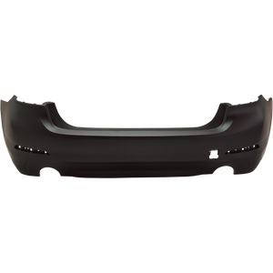 5-SERIES 17-20 REAR BUMPER COVER, Primed, (Exc. 540i Model), Sedan, w/o M Pkg., w/o Luxury Pkg., w/o Park Distance Control Sensor Holes