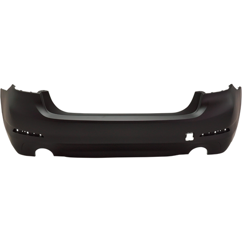 5-SERIES 17-20 REAR BUMPER COVER, Primed, (Exc. 540i Model), Sedan, w/o M Pkg., w/o Luxury Pkg., w/o Park Distance Control Sensor Holes
