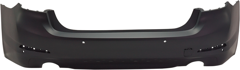 5-SERIES 17-20 REAR BUMPER COVER, Primed, (Exc. 540i Model), Sedan, w/o M Pkg., w/ Luxury Pkg., w/ Park Distance Control Sensor Holes, w/o Park Assist Sensor Holes