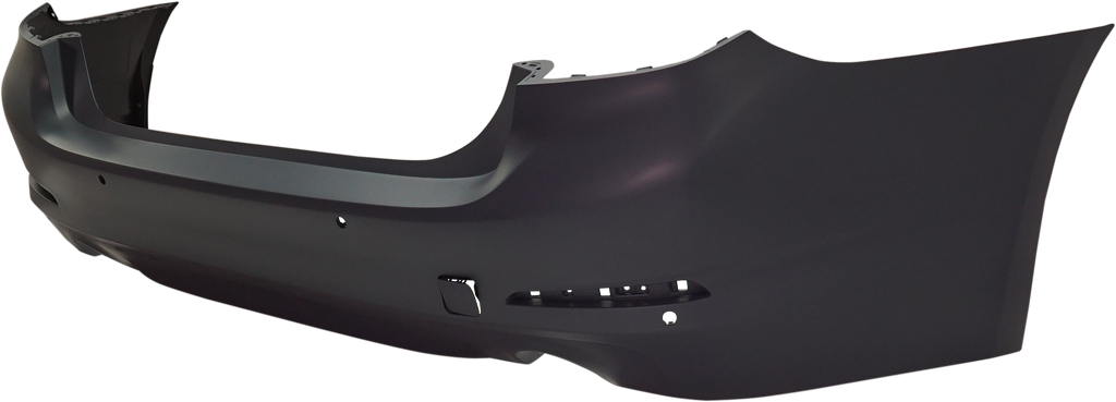 Rear Bumper Cover Primed For 2017-2020 BMW 5-Series Sedan Without Park Assist Sensor Holes Replacement RB76010073P