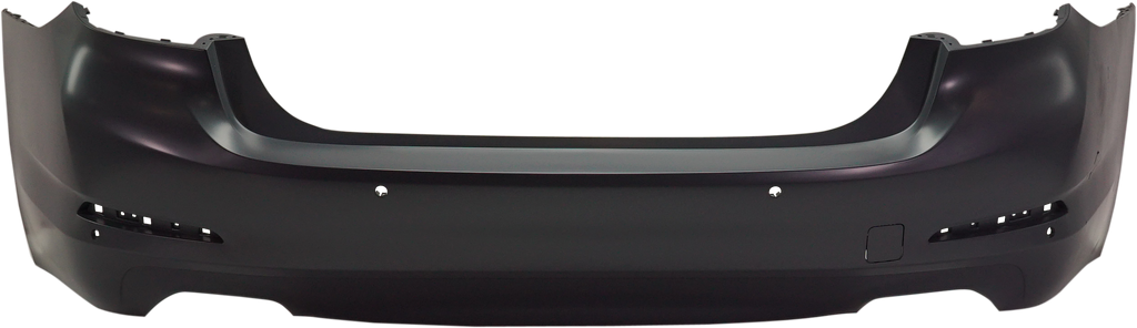 540I 17-20 REAR BUMPER COVER, Primed, w/o M Pkg., w/o Luxury Pkg., w/ Park Distance Control, w/o Park Assist Sensor Holes