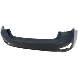 330I 19-22 REAR BUMPER COVER, Primed, w/ Luxury Lines, Tow Hook Holes, w/o Park Assist Sensor Holes, Park Distance Control and M Sport Package - CAPA