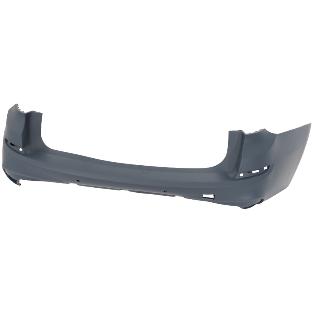 5 SERIES GT 10-13 REAR BUMPER COVER, Primed, w/ M Package, w/ Park Assist Sensor Holes