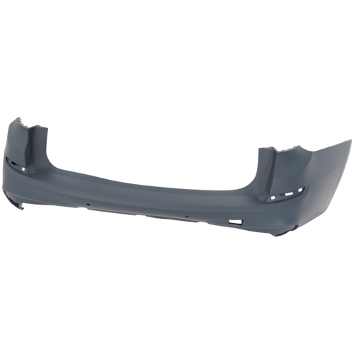 5 SERIES GT 10-13 REAR BUMPER COVER, Primed, w/ M Package, w/ Park Assist Sensor Holes