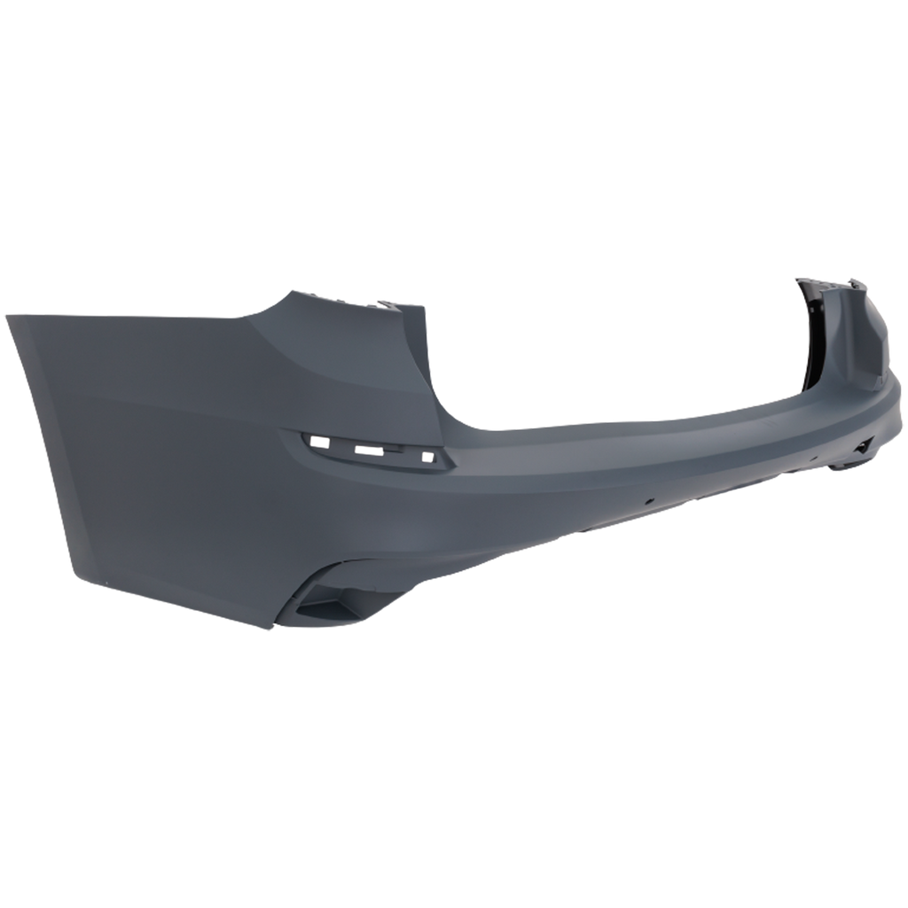 5 SERIES GT 10-13 REAR BUMPER COVER, Primed, w/ M Package, w/ Park Assist Sensor Holes