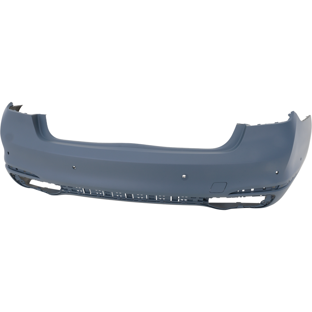 7 SERIES 16-19 REAR BUMPER COVER, Primed, w/o M Pkg, w/ 4 Park Assist Sensor Holes and 2 Park Distance Control Sensor Holes