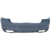 Rear Bumper Cover Primed For BMW 7-Series 2016-2019 Without M Pkg With 4 Park Assist Sensor Holes and 2 Park Distance Control Sensor Holes Replacement RB76010110P