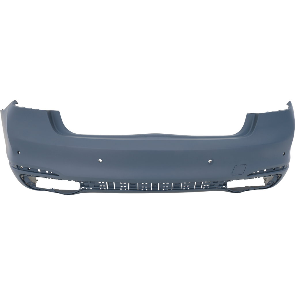 Rear Bumper Cover Primed For BMW 7-Series 2016-2019 Without M Pkg With 4 Park Assist Sensor Holes and 2 Park Distance Control Sensor Holes Replacement RB76010110P