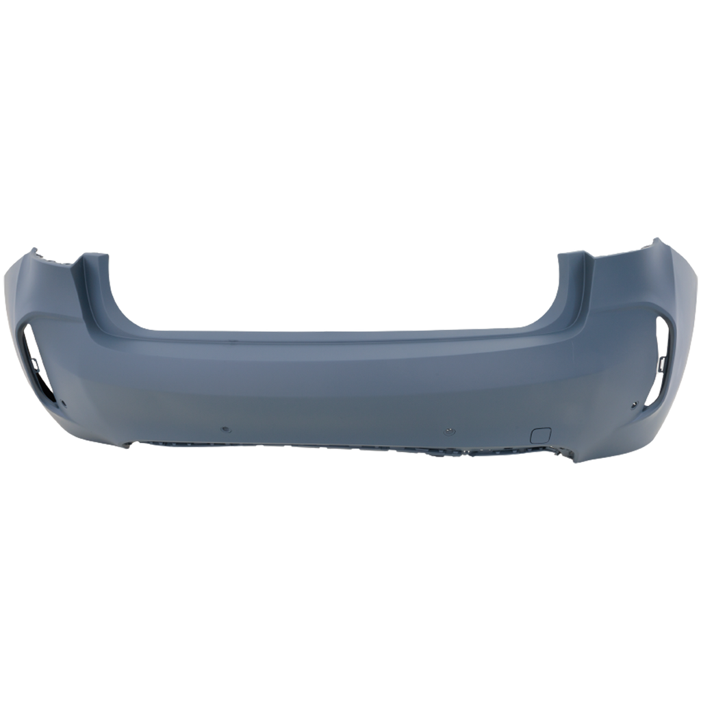 X6 15-19 REAR BUMPER COVER, Primed, w/ Park Distance Control Sensor Holes, M Model