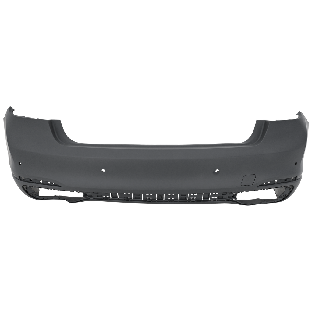 740I/750I 16-19 REAR BUMPER COVER, Primed, w/o M Pkg, w/o Park Assist Sensor Holes