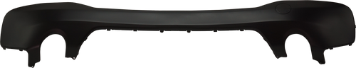 X1 17-19 REAR LOWER VALANCE, Lower Trim Panel, Textured Black, w/ M Package, w/o Park Distance Control Sensor Holes