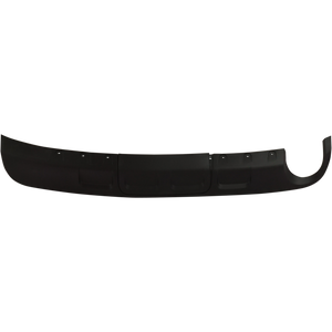 ENVISION 16-18 REAR LOWER VALANCE, Textured Black, w/ Single Exhaust Holes